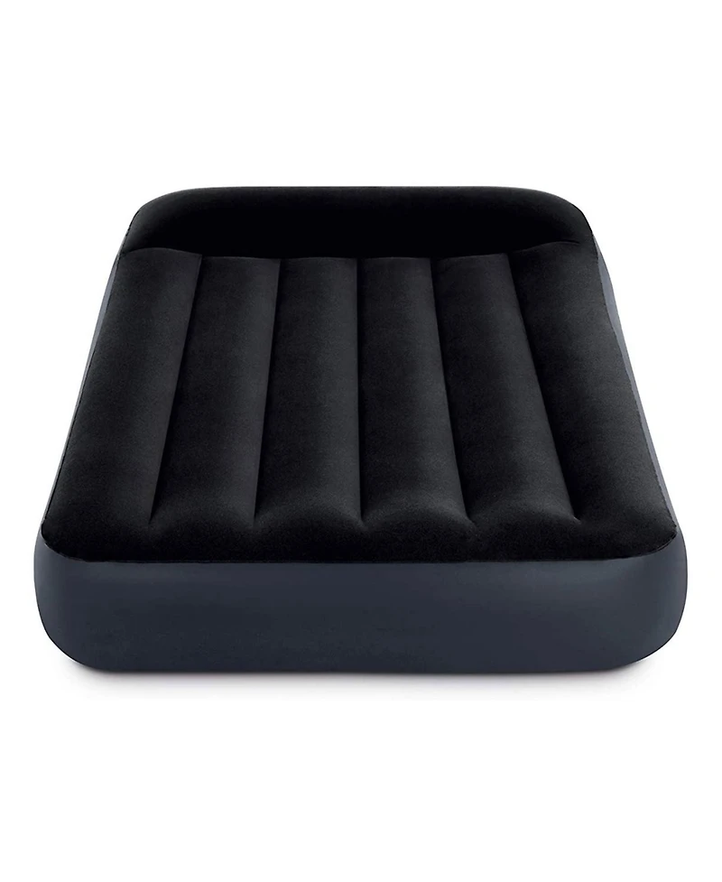 Intex Dura Pillow Rest Classic Blow Up Mattress Air Bed with Pump, Twin (2 Pack)