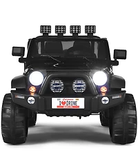 12V Kids Ride On Car 2 Seater Truck Rc Electric Vehicles w/ Storage Room