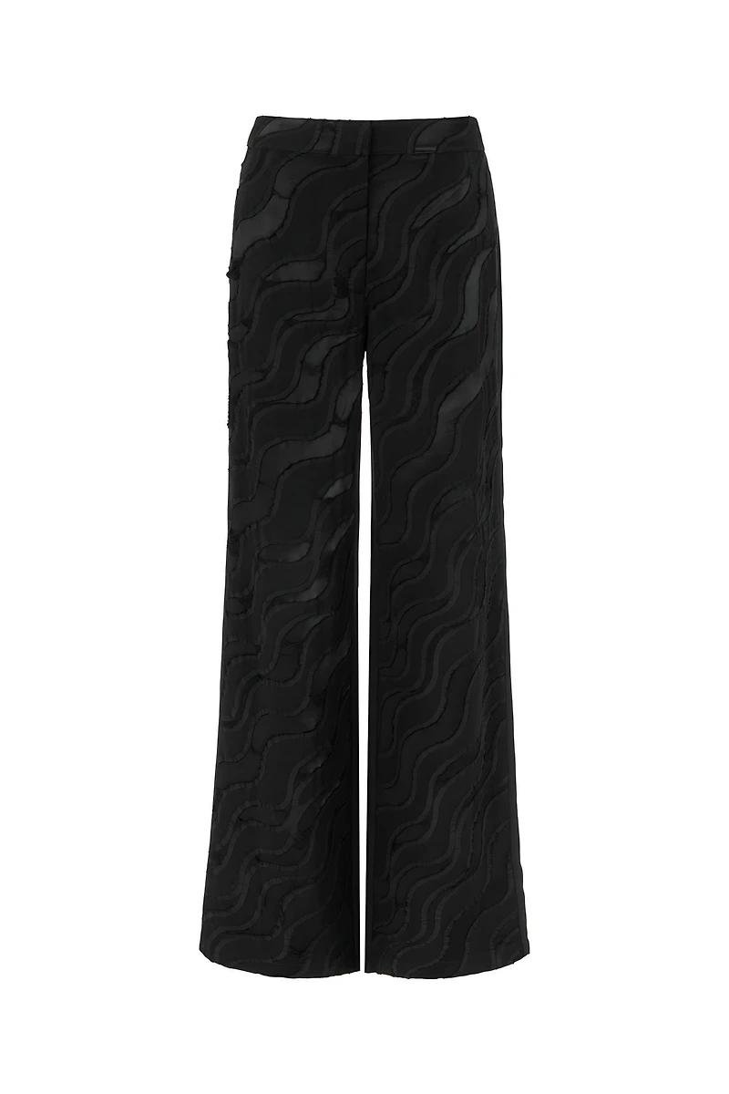Nocturne Women's Jacquard Wide Leg Pants
