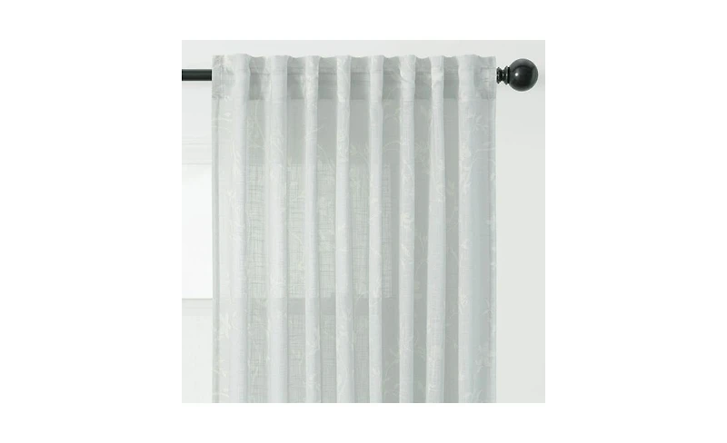 Chanasya Premium 2-Panel Light Filtering Curtains - Semi Sheer for Living Room, Bedroom