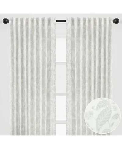 Chanasya Premium 2-Panel Light Filtering Curtains - Semi Sheer for Living Room, Bedroom, Kitchen - 52" x 96" - Vine Sage