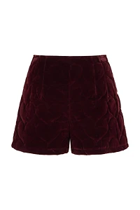 Nocturne Women's Quilted Mini Shorts
