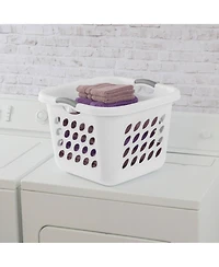 Sterilite Ultra 14 gal Square Plastic Laundry Basket w/Gripped Handles, (6 Pack)