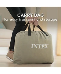 Intex 64413ED Elevated Dura Beam Fiber Tech Airbed with Pump