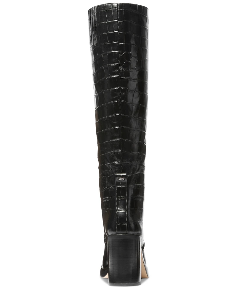 Michael Michael Kors Women's Hayden Croc-Embossed Boots