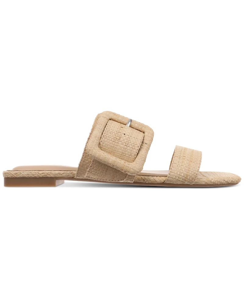 On 34th Women's Paulina Buckled Two-Band Flat Sandals, Created for Macy's