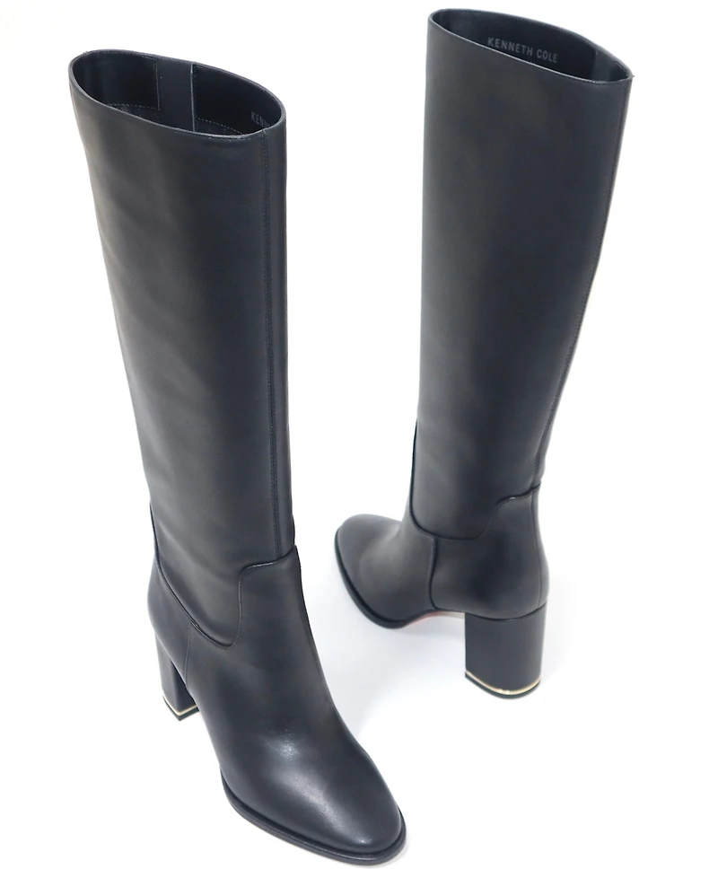 Kenneth Cole New York Women's Yvonne Knee High Block Heel Boots