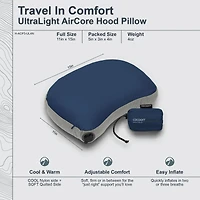 Cocoon - Premium UltraLight AirCore Hood Pillow