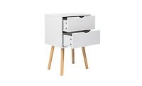 Slickblue Simple and Modern White Cabinet for Sleek Storage