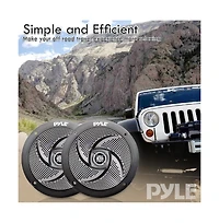Pyle 5.25" Low-Profile Marine Speakers, Waterproof, 180 Watt