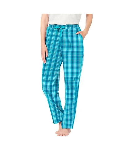 Dreams & Co. Plus Cotton Flannel Pants