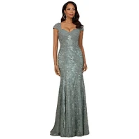 Lara Women's Fitted Lace Mermaid Gown