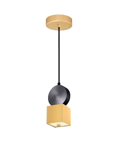 Cwi Lighting 8" Metal Saleen Led Mini Pendant