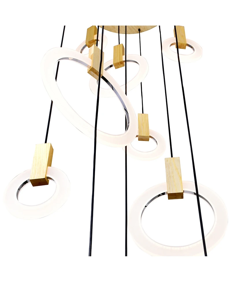 Cwi Lighting 96" Metal Anello Led Pendant