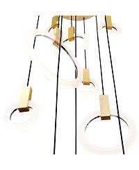 Cwi Lighting 96" Metal Anello Led Pendant