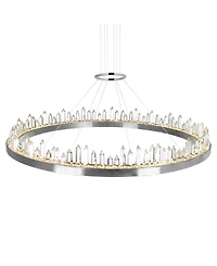 Cwi Lighting 6" Metal Agassiz Led Chandelier
