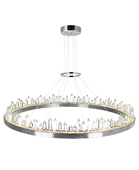Cwi Lighting 6" Metal Agassiz Led Chandelier