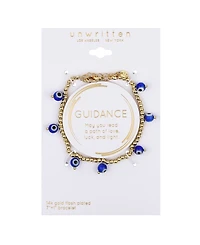 Unwritten Glass Evil Eye Beaded Bracelet