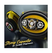 Pyle 6'' x 9'' Eight-Way Car Speakers, 500 Watt