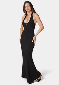 Bebe Women's Maxi Body Chain Dress