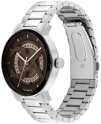 Calvin Klein Unisex Iconic Automatic Silver Stainless Steel Bracelet Watch 40mm