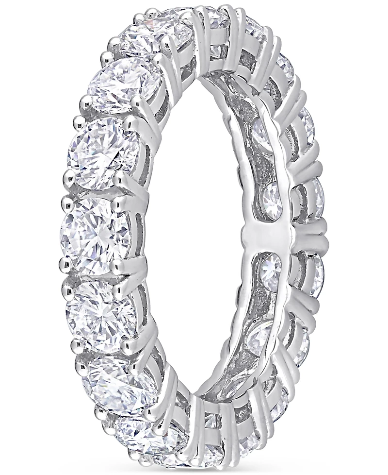 Moissanite All-Around Eternity Band (4 ct. t.w.) in 10k White Gold