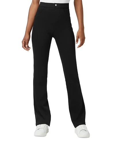 Hue Women's High-Rise Denim Baby Bootcut Leggings