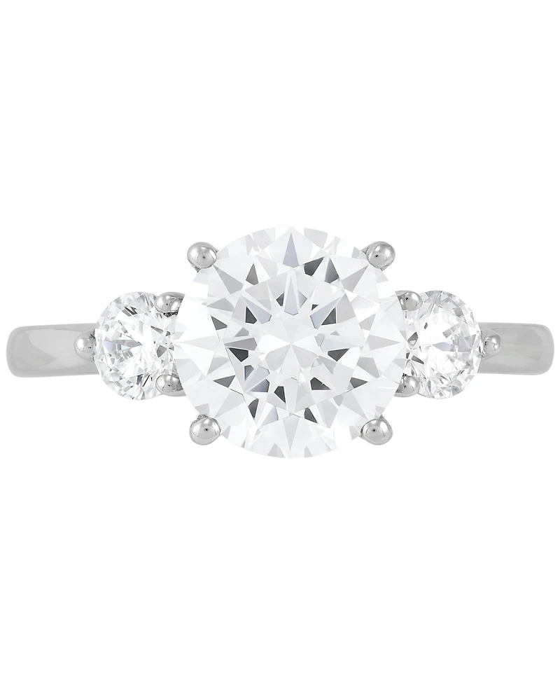 Grown With Love Igi Certified Lab Diamond Three Stone Engagement Ring (3 ct. t.w.) 14k Gold