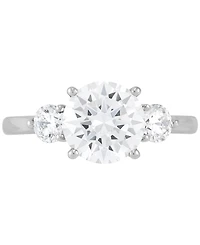 Grown With Love Igi Certified Lab Diamond Three Stone Engagement Ring (3 ct. t.w.) 14k Gold