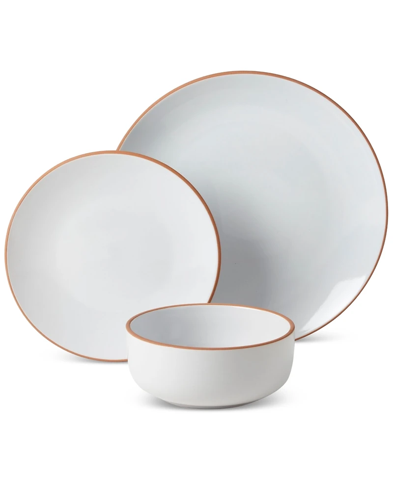 Infuse 12 Pc. Stoneware Dinnerware Set, Service for 4