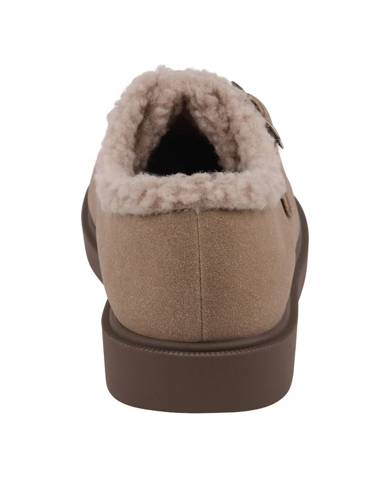 Gc Shoes Women's Ezra Shearling Buckle Clogs