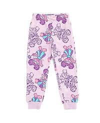 Sesame Street Toddler Girls French Terry Sweatshirt and Pants Outfit Set