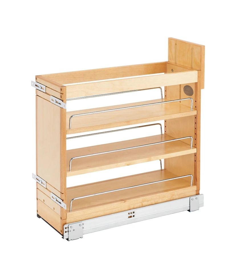 Rev-a-Shelf 8" Door/ Drawer Base Cabinet Organizer Soft-close, 448-bddsc-8C