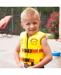 Trc Recreation Super Soft Child Life Jacket Swim Vest, Small, Flamingo Pink