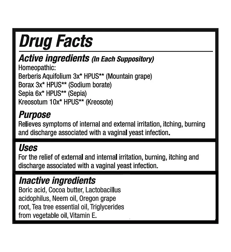 Vitanica Yeast Arrest - Vaginal Suppositories for Vaginal Irritation - Women's Health Supplement - 14 Vaginal Suppositories