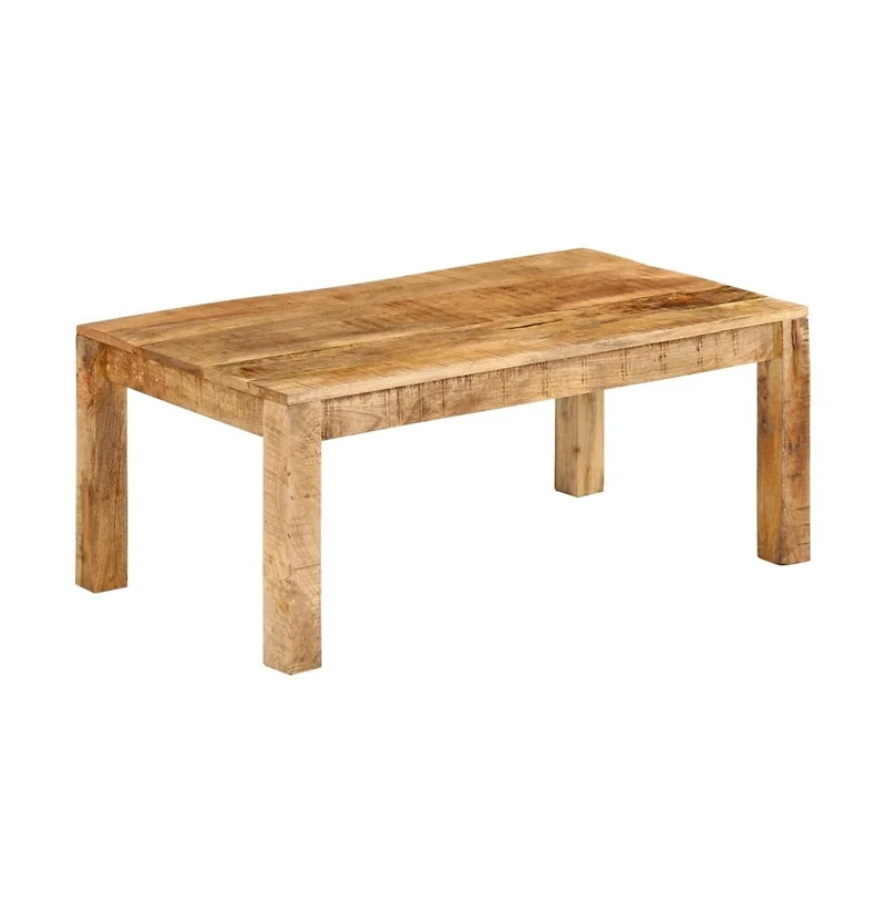 vidaXL Coffee Table 39.4"x21.7"x15.7" Solid Wood Mango