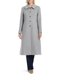 Vince Camuto Women's Single-Breasted Maxi Coat W/ Detachable Faux Fur