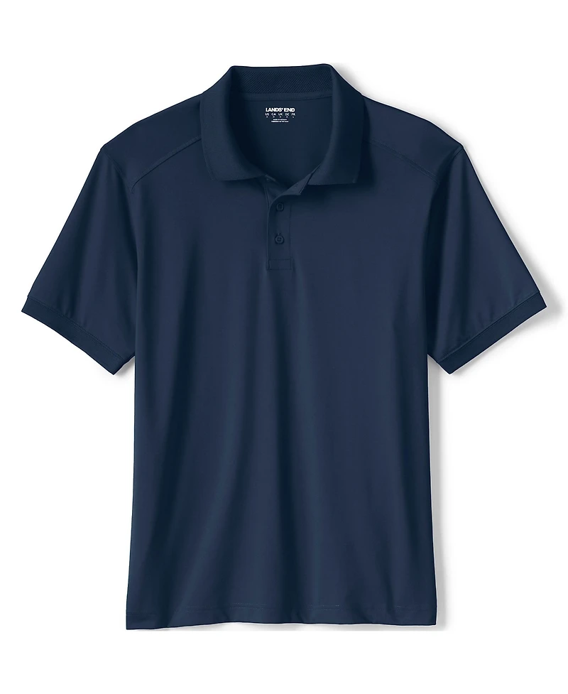 Lands' End Men's Short Sleeve Rapid Dry Polo Shirt