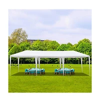 Slickblue Durable Outdoor Party Tent with Non-Cloth Pe and Sprayed Iron Pipe for Events