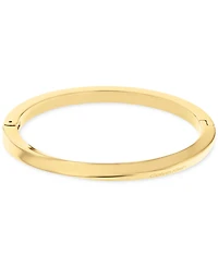 Calvin Klein Gold-Tone Stainless Steel Twist Bangle Bracelet