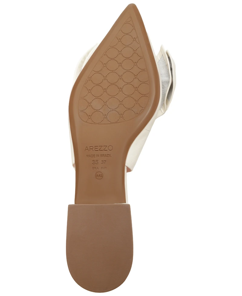 Arezzo Women's Mother of Pearl Ballet Flats
