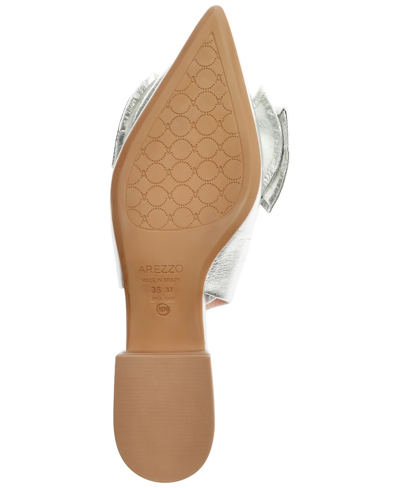 Arezzo Women's Mother of Pearl Ballet Flats