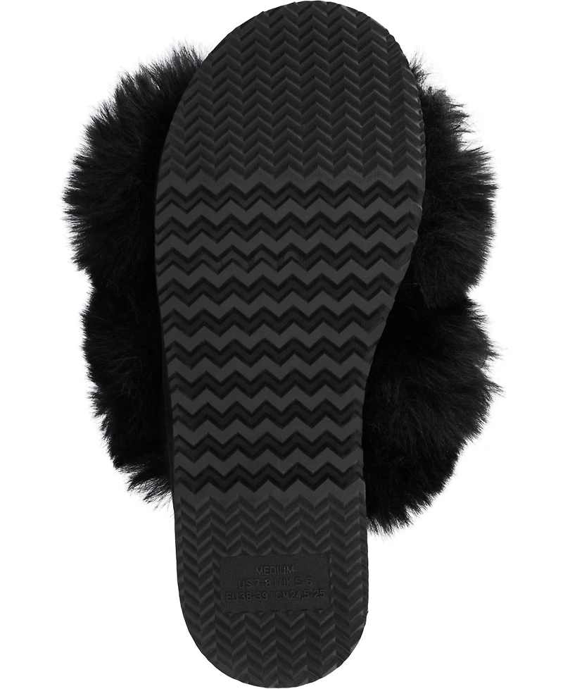 Journee Collection Women's Skylah Open Toe Slippers