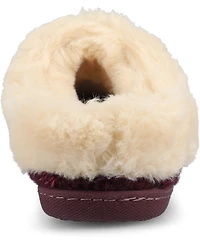 Journee Collection Women's Adiah Round Toe Knitted Clog Slippers