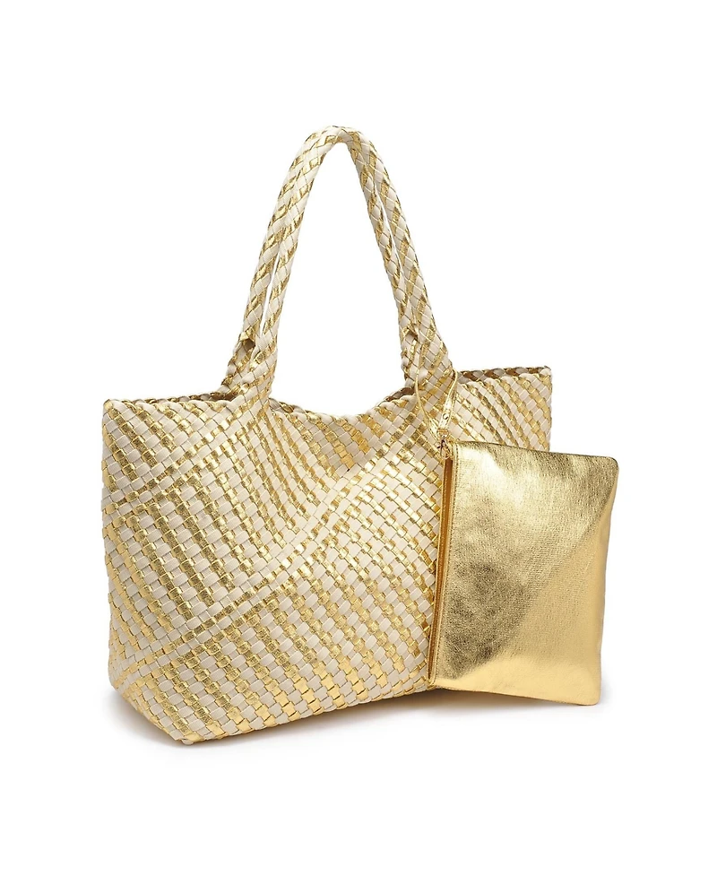 Moda Luxe Solana Woven Tote
