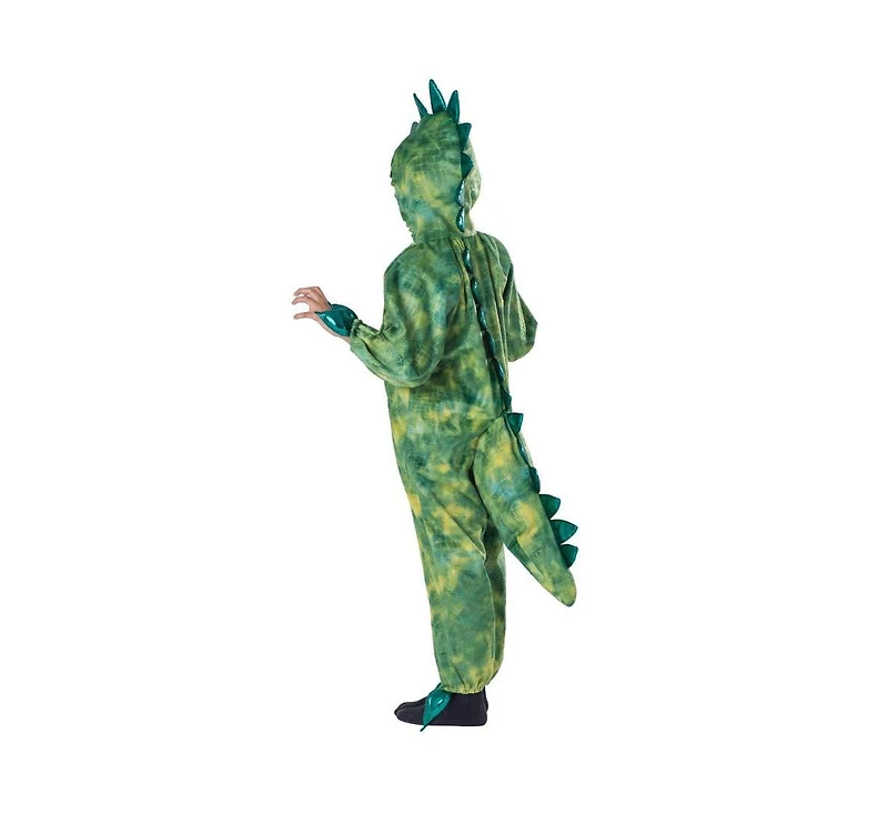 Dress Up America T-Rex Hooded Jumpsuit Costume - Kids Boys