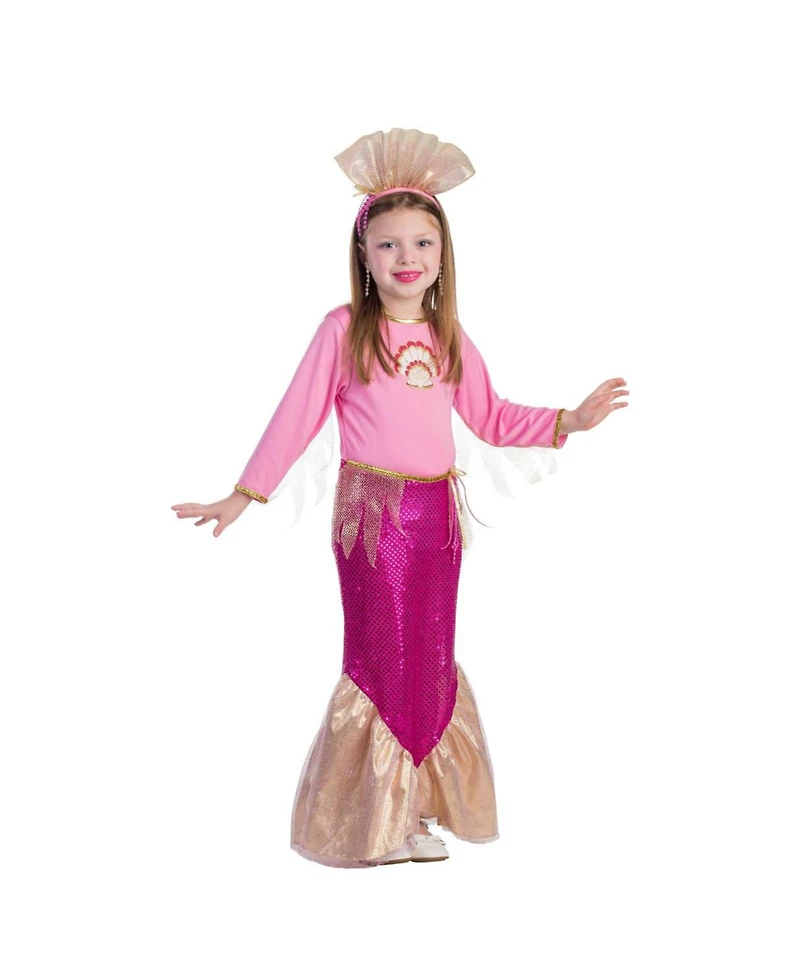 Dress Up America Little Mermaid Costume Set - Kids Girls