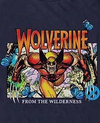 Fifth Sun Men's Mvl Wolverine Butterflies Short Sleeve T-Shirt