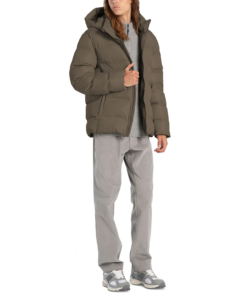 Point Zero Men's Midweight Heat-Sealed Puffer Jacket