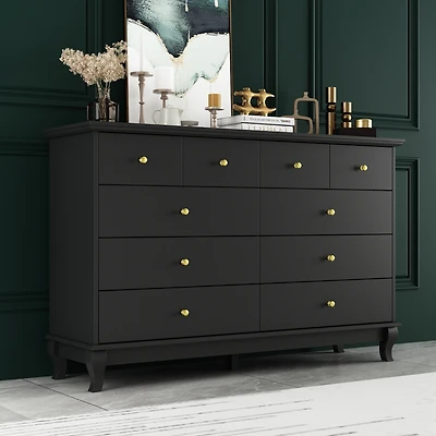 Homsee Blue Paint Finish 10-Drawer Cabinet Organizer
